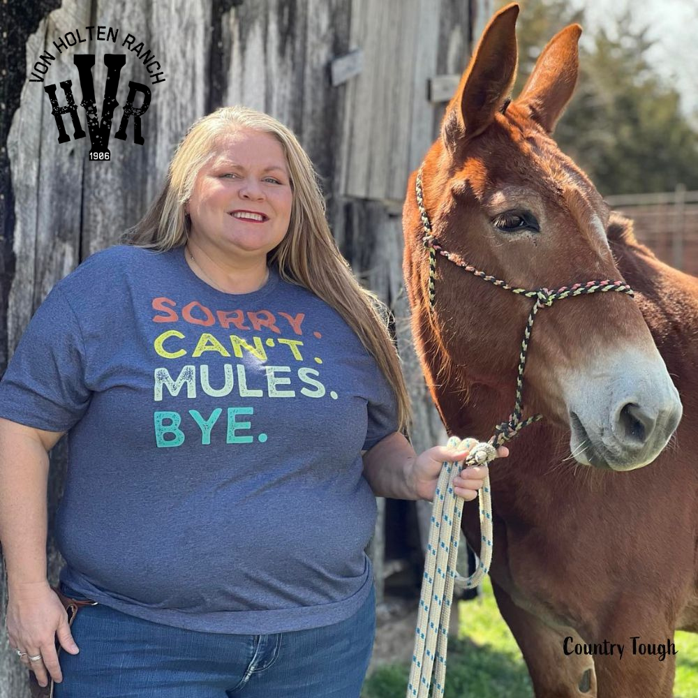 Sorry. Can't. Mules. Bye. : Heather Navy