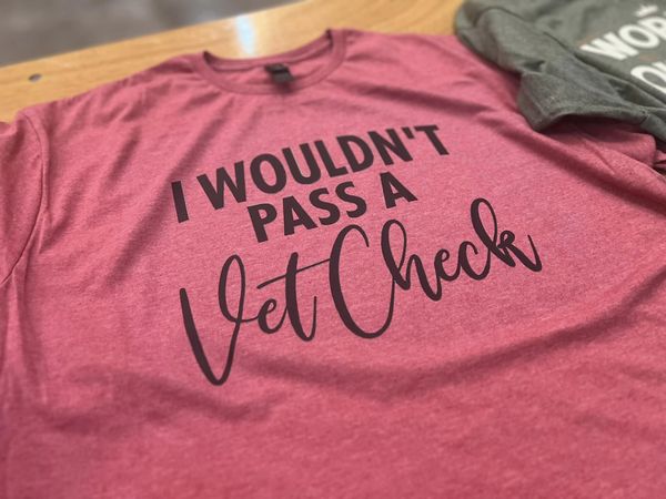 I Wouldn't Pass a Vet Check: Heather Red