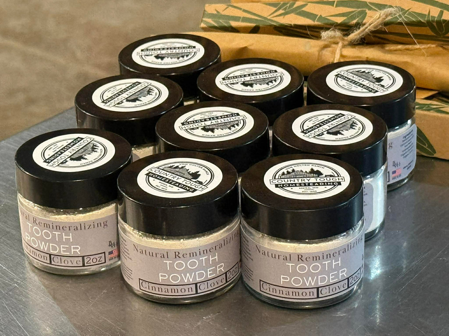 Tooth Remineralizing Powder:  Cinnamon & Clove