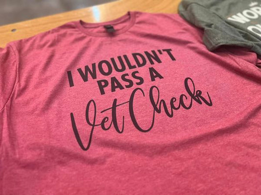 I Wouldn't Pass a Vet Check:  Heather Red